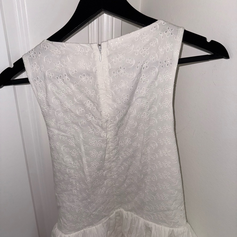 NWT🔖 Miss Circle- Eyelet Drop waist mini dress - Small - Picture 8 of 9